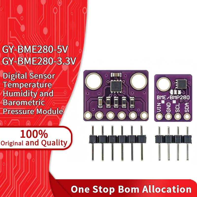 Bme280 - GY-BME280 Temperatuur-, vochtigheids- en druksensormodule I2C