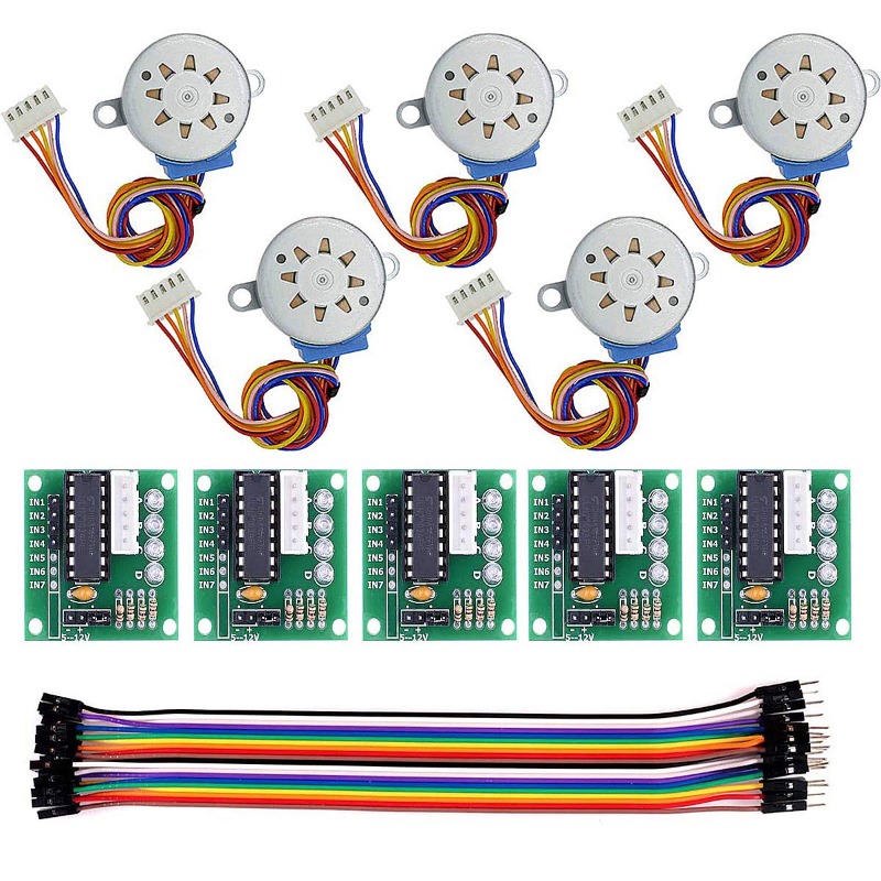 Stepper Motor 28Byj - 5Sets ULN2003 28BYJ-48 5V Stappenmotor +