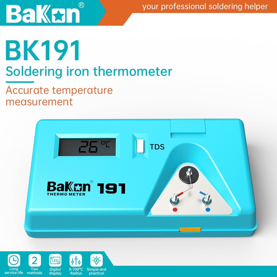 Soldering Iron Temperature Probe - Bakon BK191 Soldeerbout Tip Tester Thermometer,