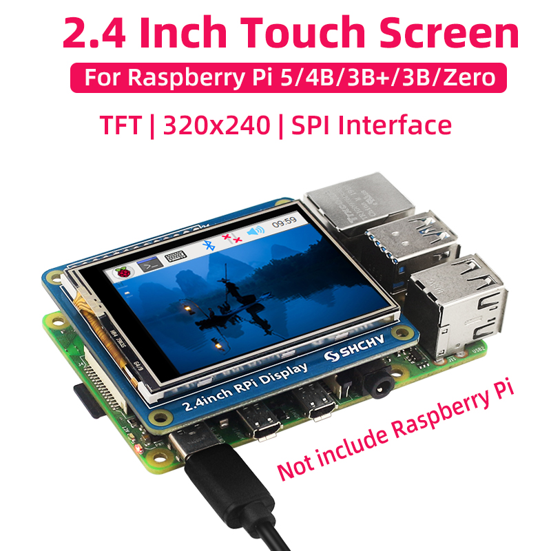 Tft Display 2.4 - SHCHV 2,4 inch touchscreen voor Raspberry