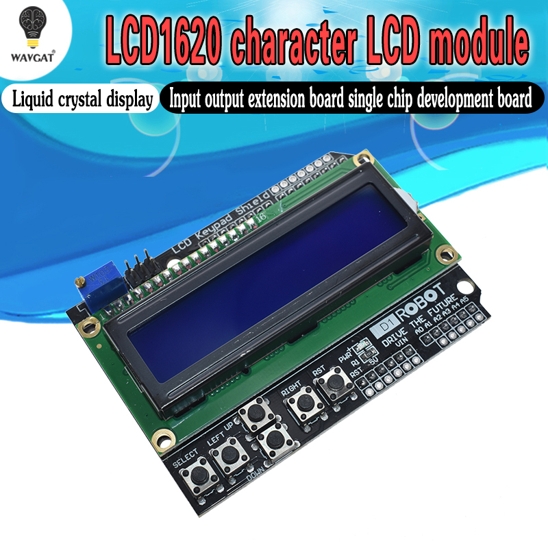 Lcd 1602 - 1Pcs Lcd Keypad Shield LCD1602 Lcd