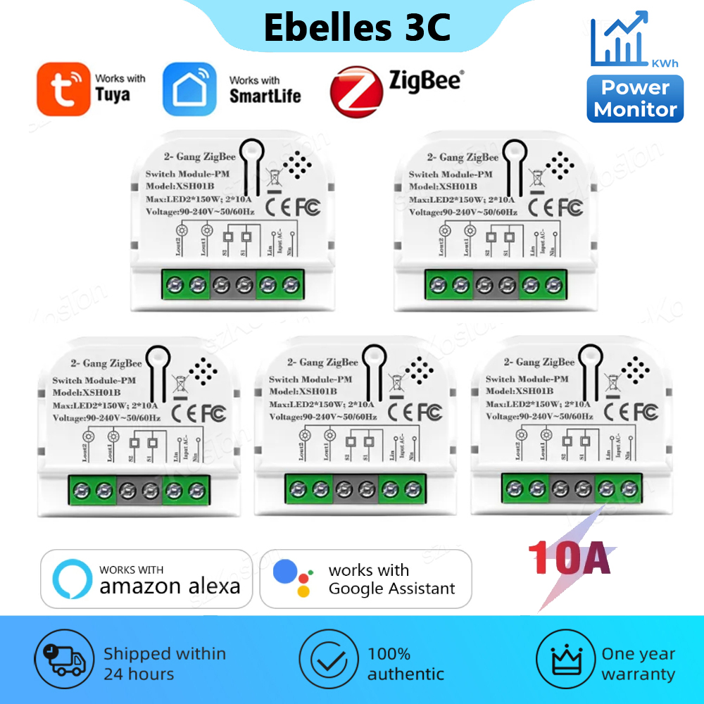 Relay Module 1 Channel - 1/2 Kanalen 10a Tuya Zigbee Smart