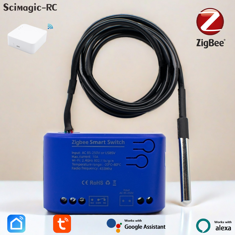 Relay Module 1 Channel - Zigbee Temperatuur Smart Switch 1 Gang