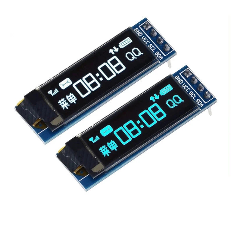 Ssd1306 - 0.91Inch Oled Weergavemodule, I2c-interface, 128X32 Lcd-Scherm