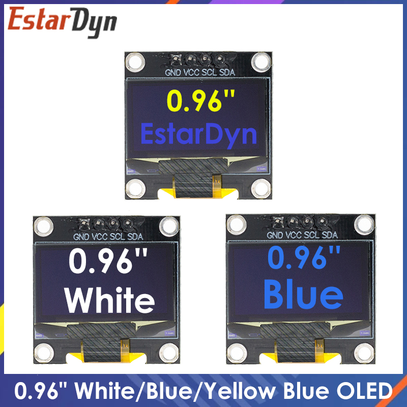Ssd1306 - 0.96 inch IIC SPI Seriële 7/4Pin