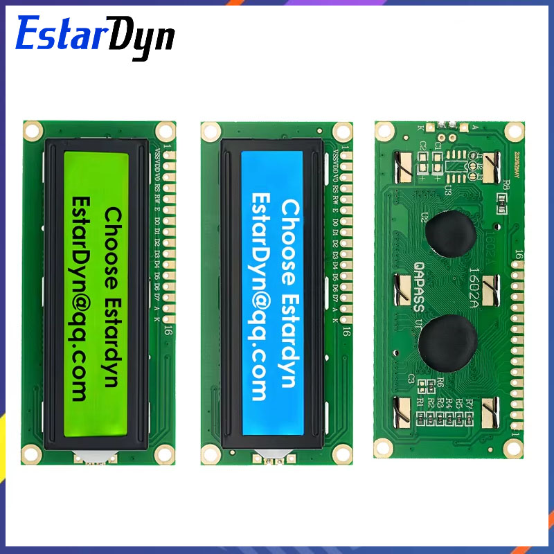 Lcd 1602 - LCD1602 1602 LCD-module Blauw/geelgroen scherm 16x2
