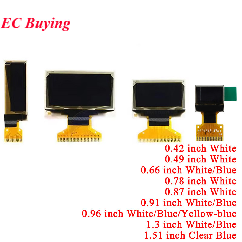 Ssd1306 - OLED-display LCD 0,42 0,49 0,66 0,78