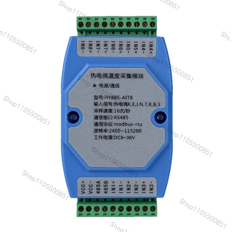 Thermocouple Module K Type - 8-weg K-type thermokoppel PT100 thermische weerstand