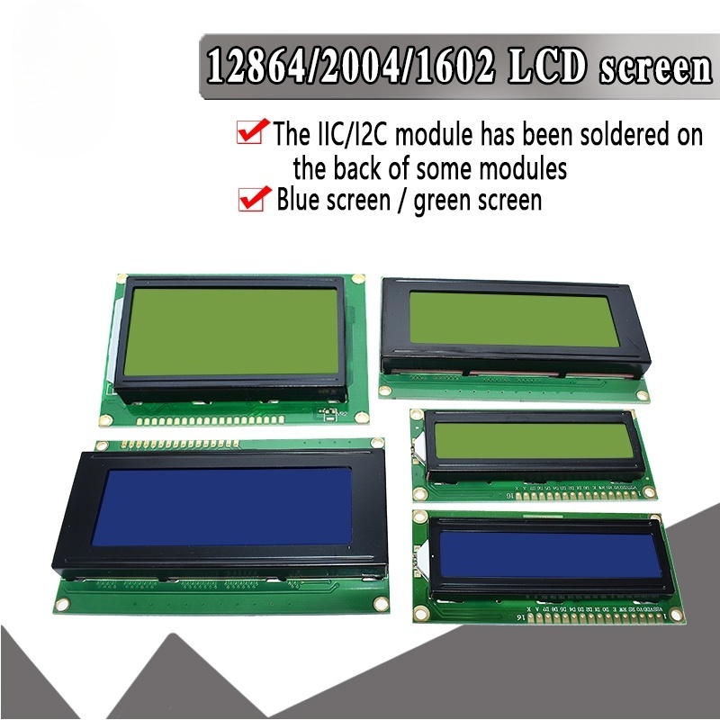 Lcd 1602 - LCD 1602 2004 Module Blauw Groen