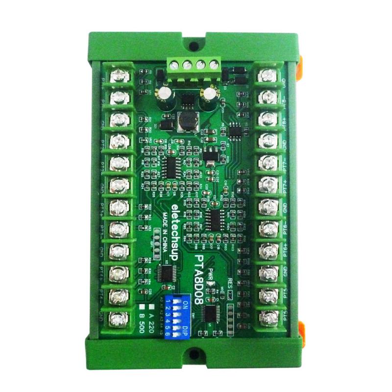 Ds18B20 - RS485 Temperatuursensor Acquisitiemodule 8AI RS485 PT100