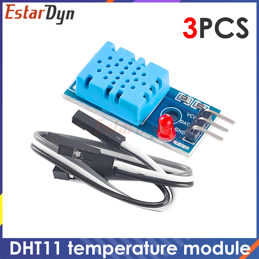 Dht11 - 3PCS DHT11 Temperatuur-vochtigheidssensormodule Digitaal voor ESP32