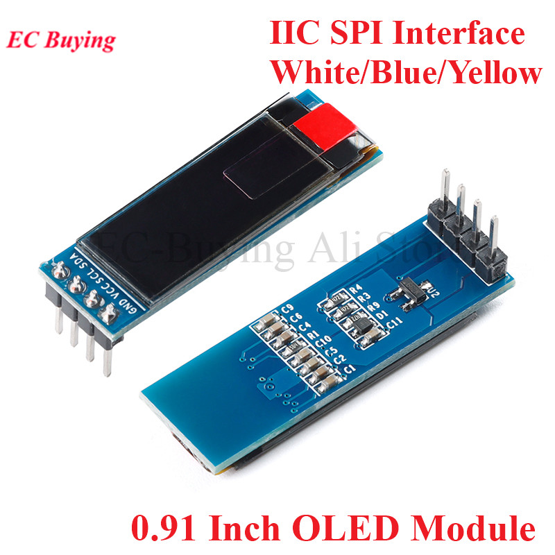 Ssd1306 - 0,91 inch OLED-module 0,91 