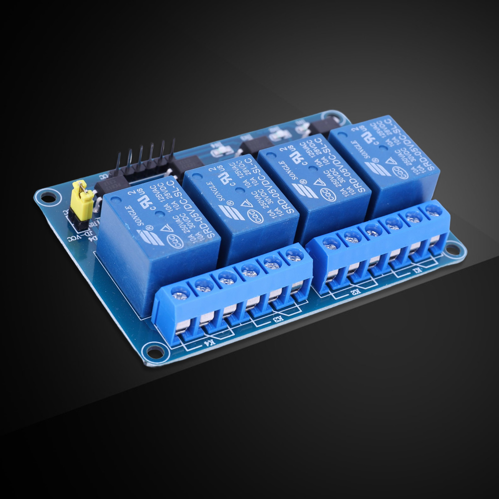 5V 12V 4 Kanaals Relaisbord me - Relay Module 4 Channel recensie en prijs