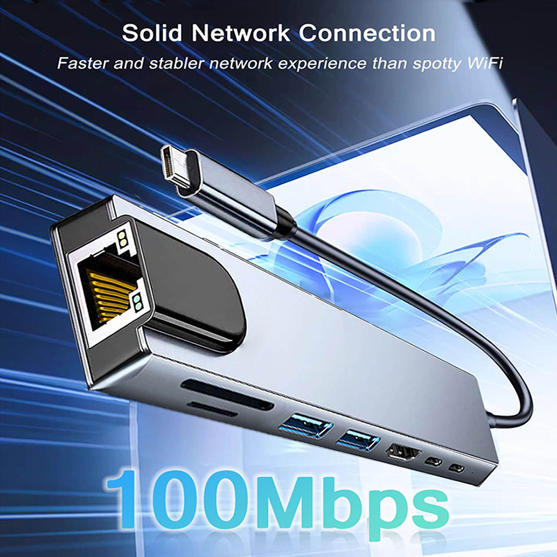 8-in-1 USB Type C-hub voor Mac - Sd Card Module recensie en prijs