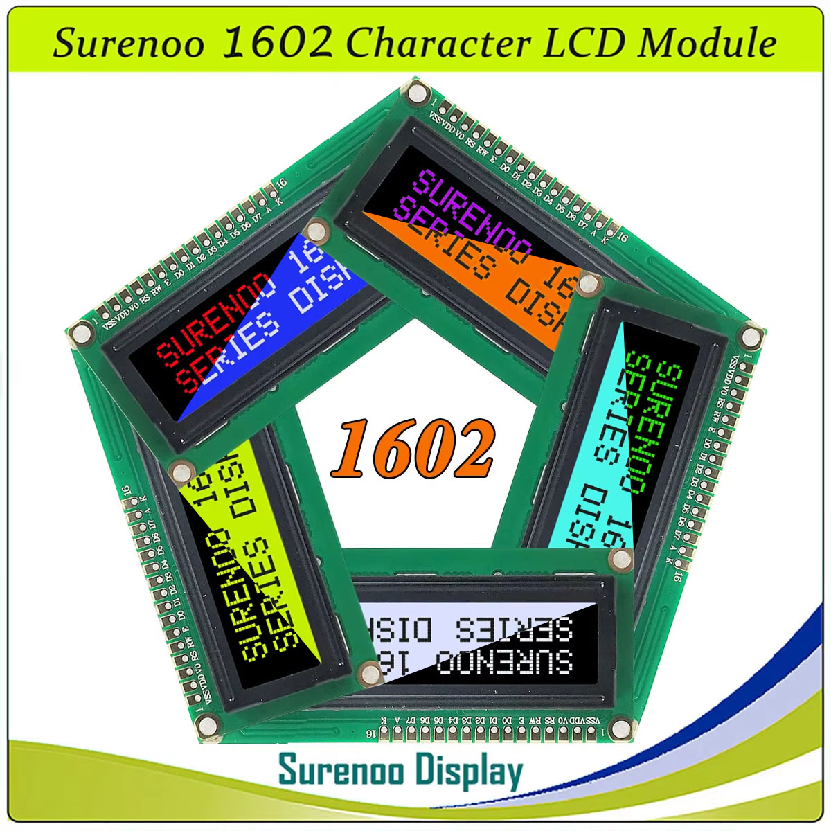 Surenoo 1602 16x2 162 5V 4-bit - Lcd 1602 recensie en prijs