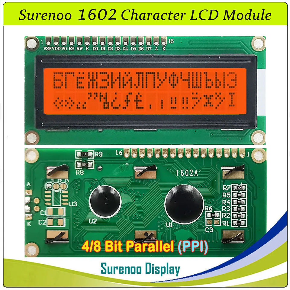 Surenoo 1602 16x2 162 5V 4-bit - Lcd 1602 recensie en prijs