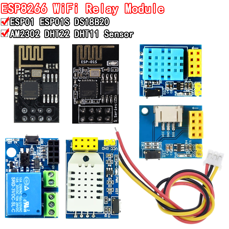 Esp8266 5V Wifi Relaismodule D - Dht11 recensie en prijs