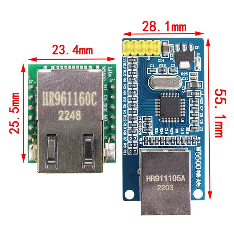 AA60 W5500 Ethernet-netwerkmod - Ethernet W5500 recensie en prijs