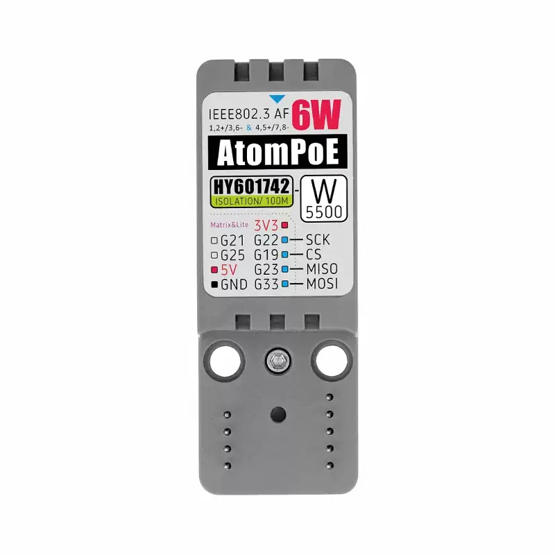 M5Stack Atomic PoE W5500 Afsta - Ethernet W5500 recensie en prijs