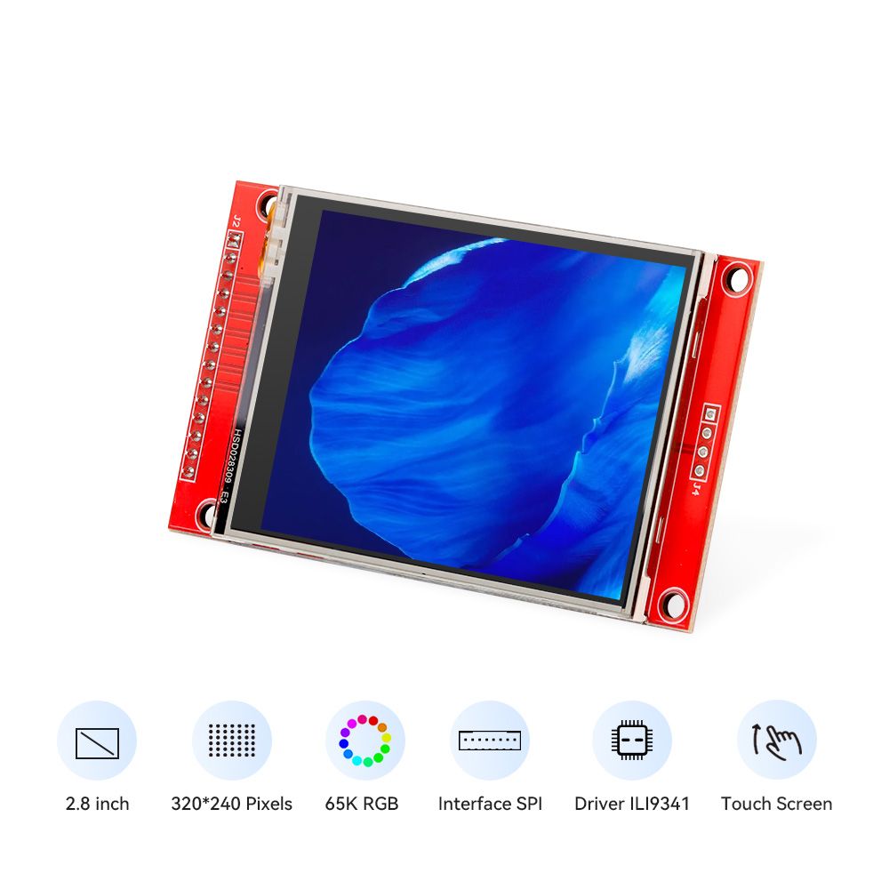 Elecrow 2,8 inch 320x240 aange - Ili9341 recensie en prijs