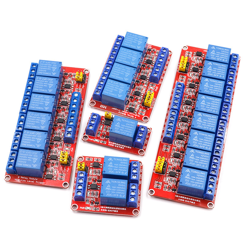 1/2/4/8-kanaals 5V/12V/24V rel - Relay Module 1 Channel recensie en prijs