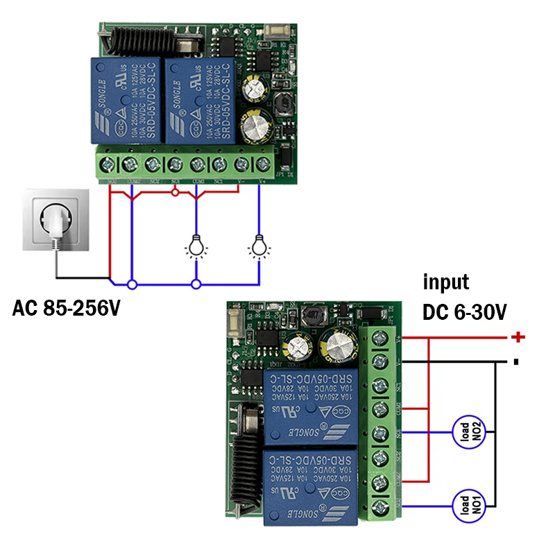 DC 9V 12V 24V AC 85-250V 2CH R - Joystick Module recensie en prijs