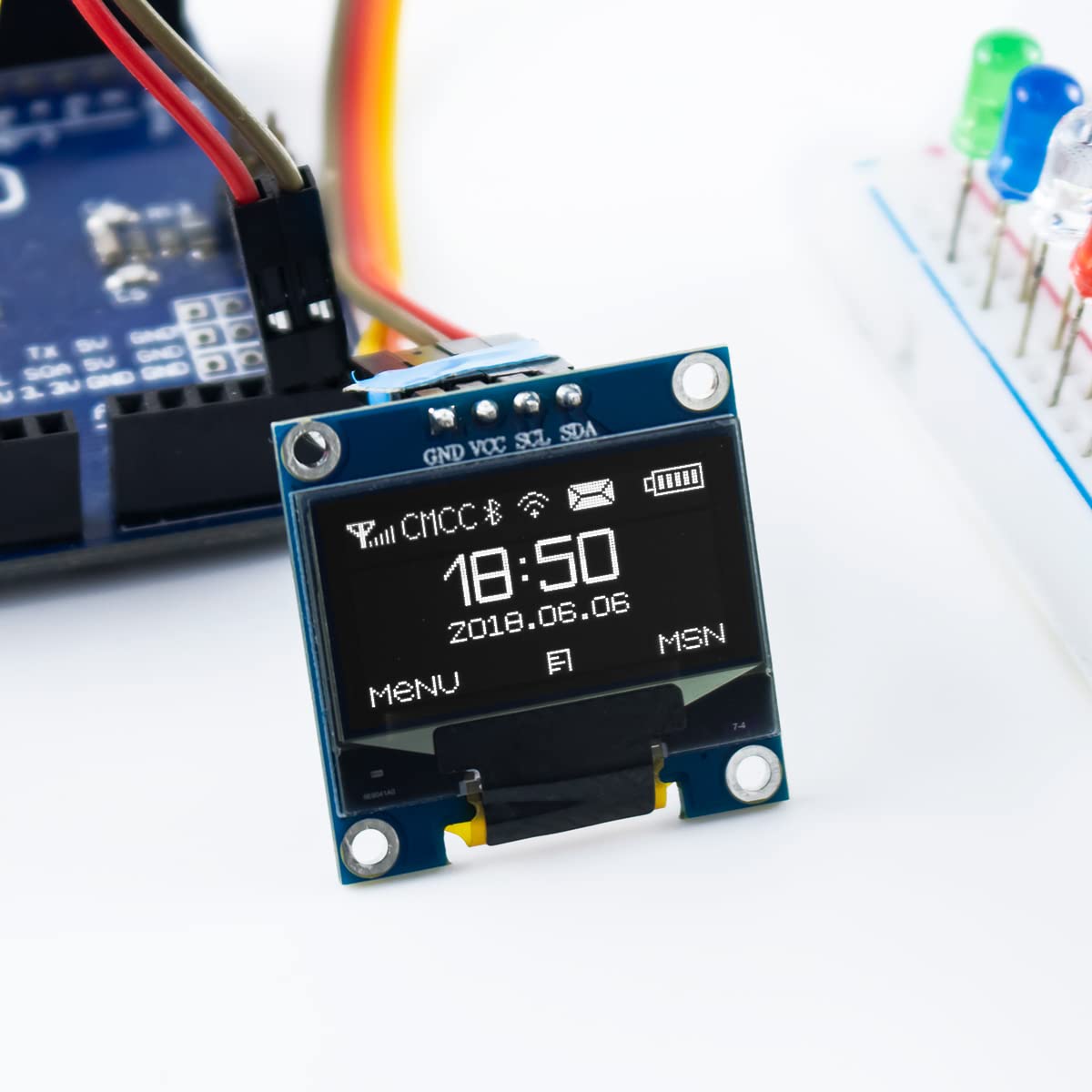 0,96 inch OLED I2C IIC-display - Ssd1306 recensie en prijs