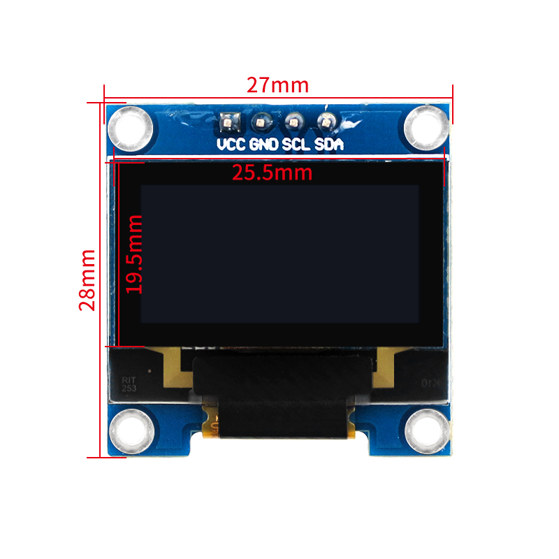 0,96 inch OLED SSD1306 I2C IIC - Ssd1306 recensie en prijs