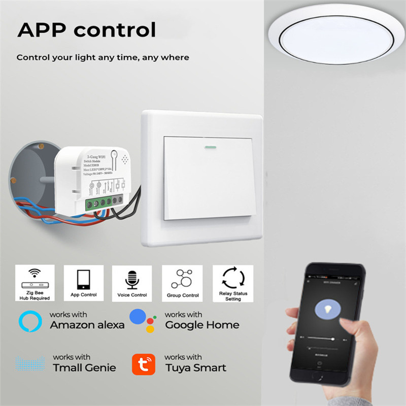 1/2 Kanalen 10a Tuya Zigbee Sm - Relay Module 1 Channel recensie en prijs