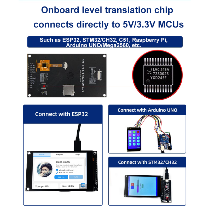 4.0 Inch 320X480 SPI TFT LCD M - Tft Display 2.4 recensie en prijs