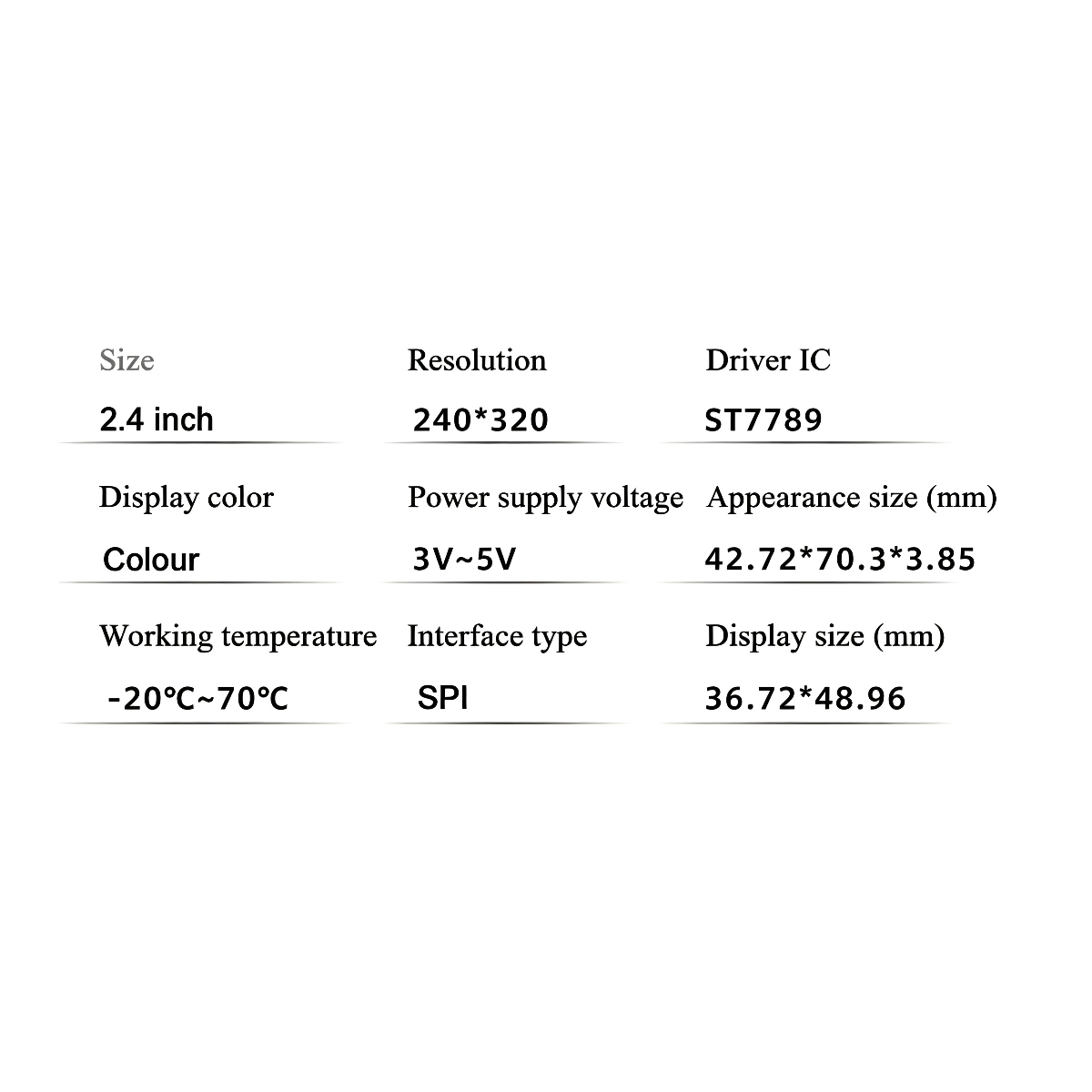 2,4 inch TFT LCD-displaymodule - Tft Display 2.4 recensie en prijs