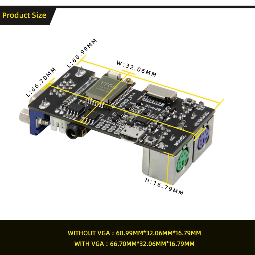 Hot koop FabGL VGA32 VGA ESP32 - Joystick Module recensie en prijs
