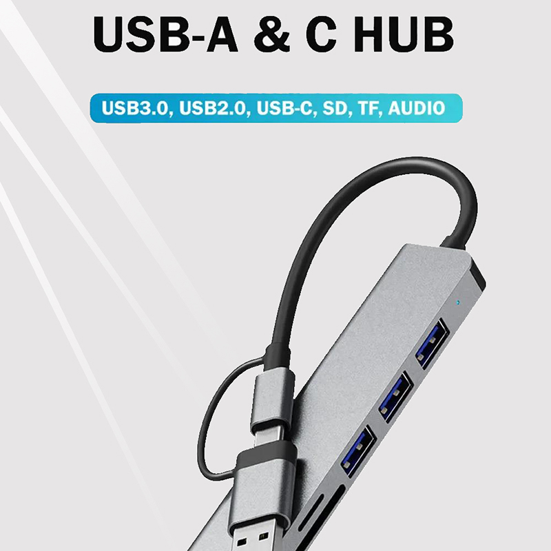 Type-C Hub USB Splitter 8-in-1 - Sd Card Module recensie en prijs