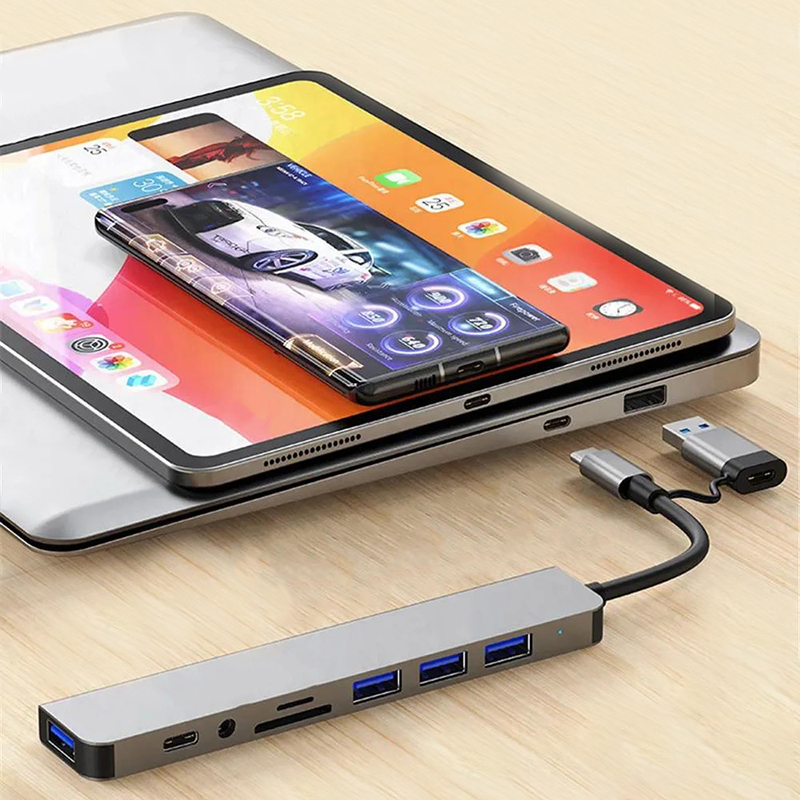 Type-C Hub USB Splitter 8-in-1 - Sd Card Module recensie en prijs