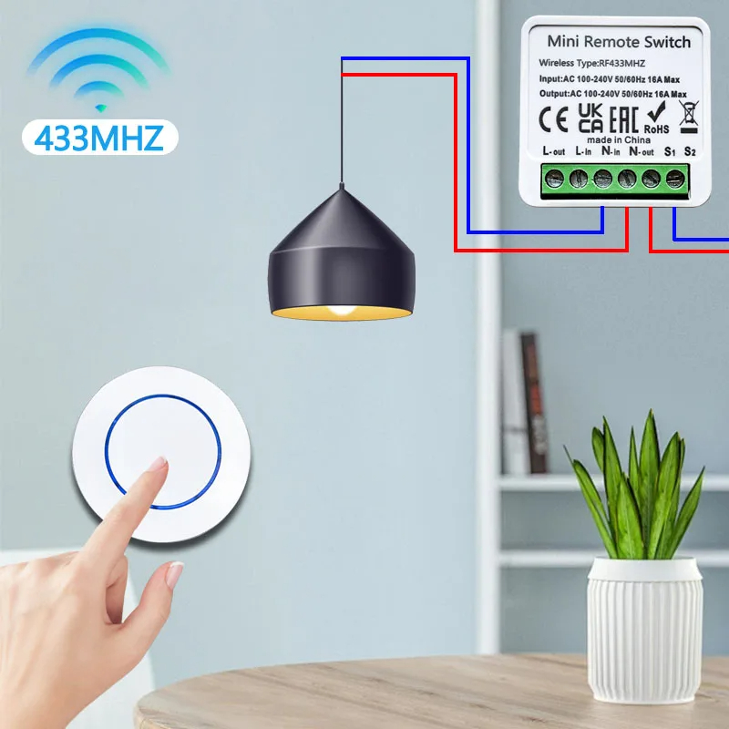 433HMz Draadloze Lichtschakela - Joystick Module recensie en prijs