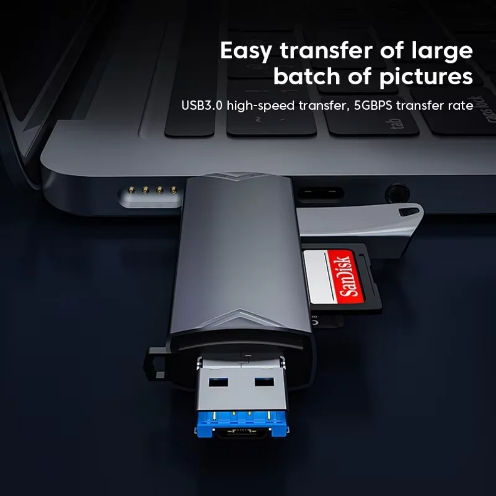 6-in-1 USB 3.0 OTG-kaartlezer  - Sd Card Module recensie en prijs