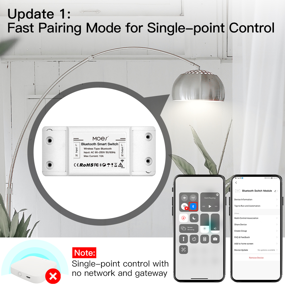 MOES Bluetooth Smart Switch-re - Joystick Module recensie en prijs