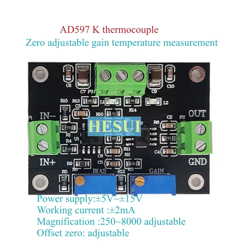 K-type thermokoppelversterkerm - Thermocouple Module K Type recensie en prijs